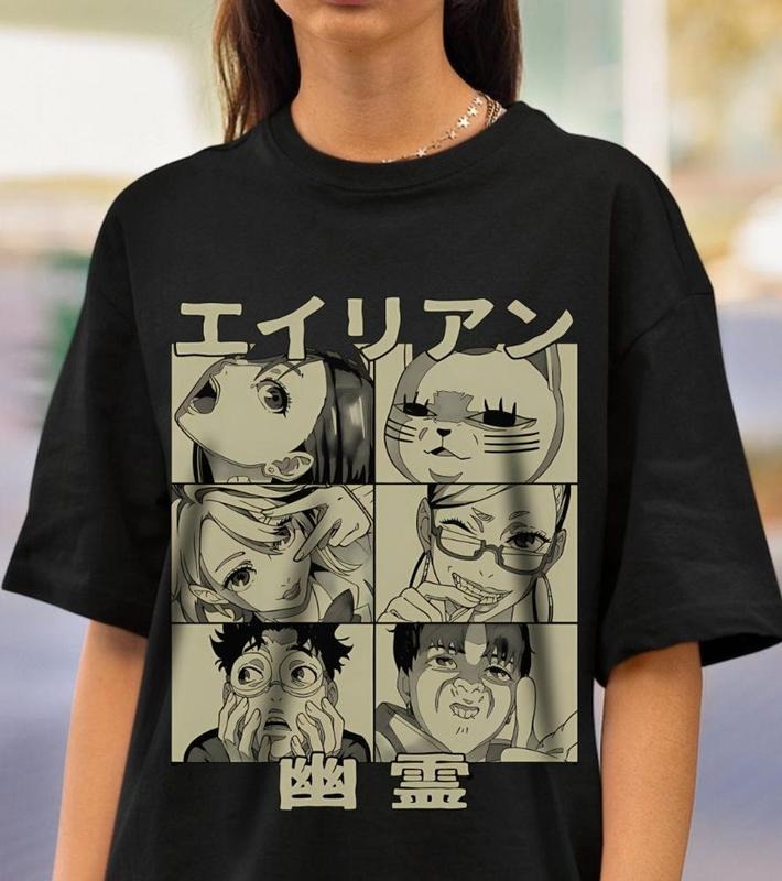 DandaDan Anime T-shirt, Graphic Anime Tee, Anime Apparel, Anime Shirt, Otaku Anime Gift, Aesthetic Anime Hoodie, Sweatshirt