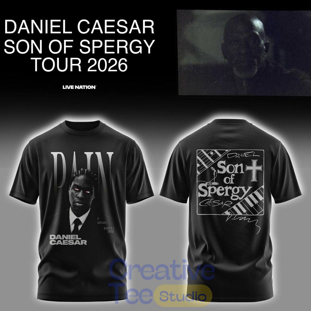 Daniel Caesar “Son of Spergy Tour” 2026 Shirt