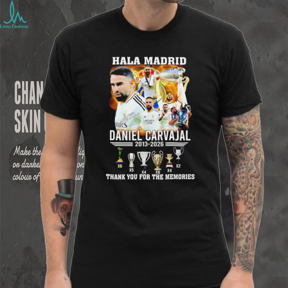 Daniel Carvajal Hala Madrid Real Madrid Legend Career T Shirt