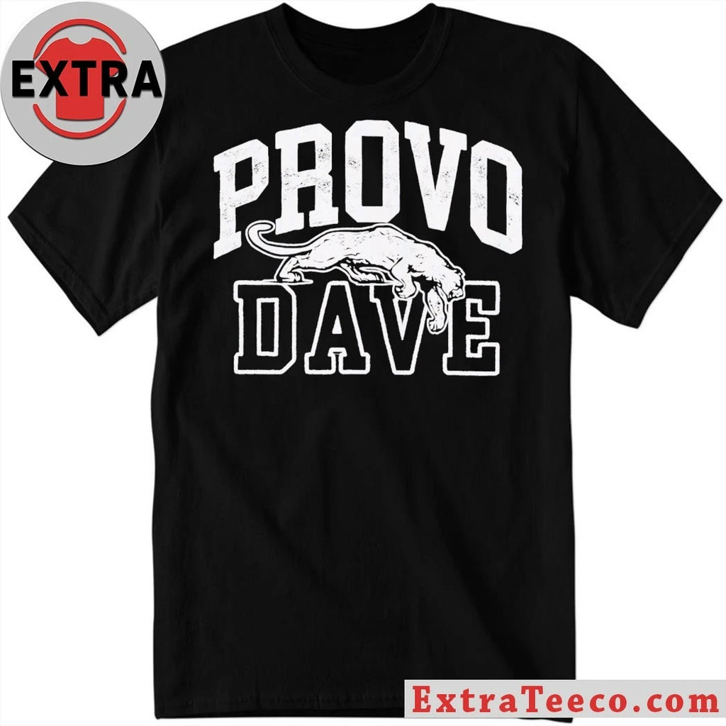 Dave Portnoy with Provo Dave BYU Logo T-Shirt