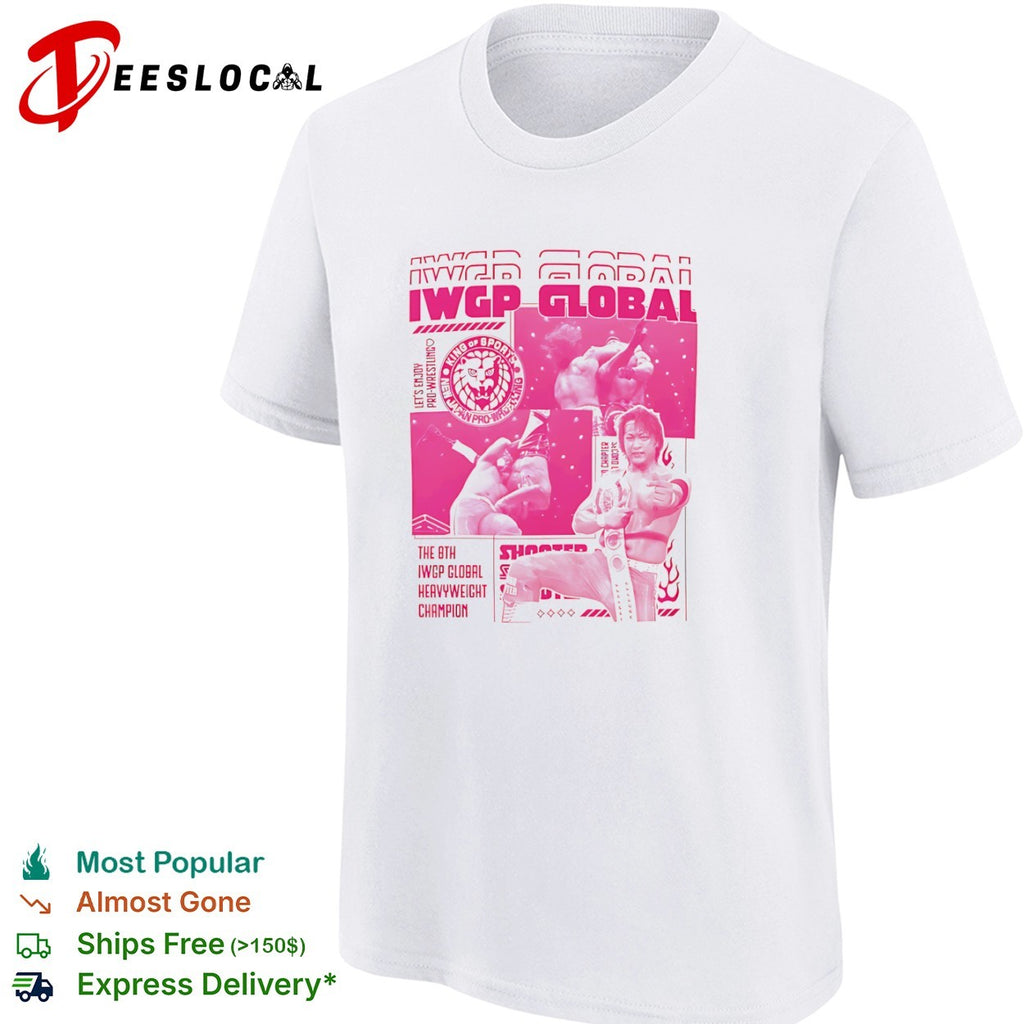 David Finlay IWGP Global Heavyweight Champion New Japan Pro Wrestling shirt