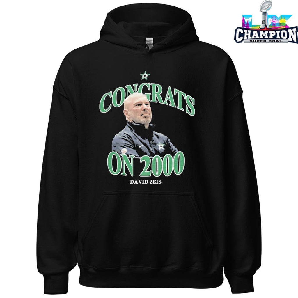 David Zeis Congrats On 2000 Dallas Stars T-shirts