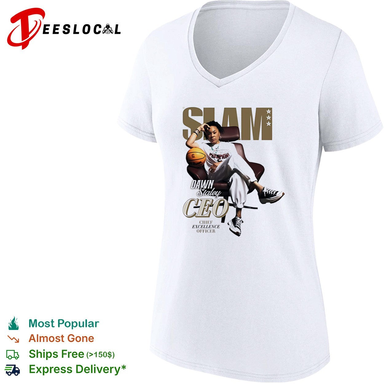 Dawn Staley South Carolina Gamecocks NCAA SLAM CEO Chief Excellence shirt
