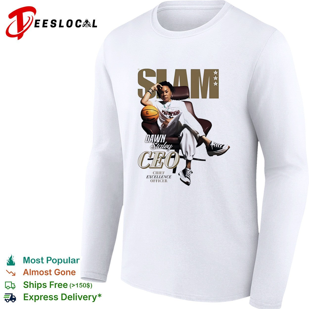 Dawn Staley South Carolina Gamecocks NCAA SLAM CEO Chief Excellence shirt