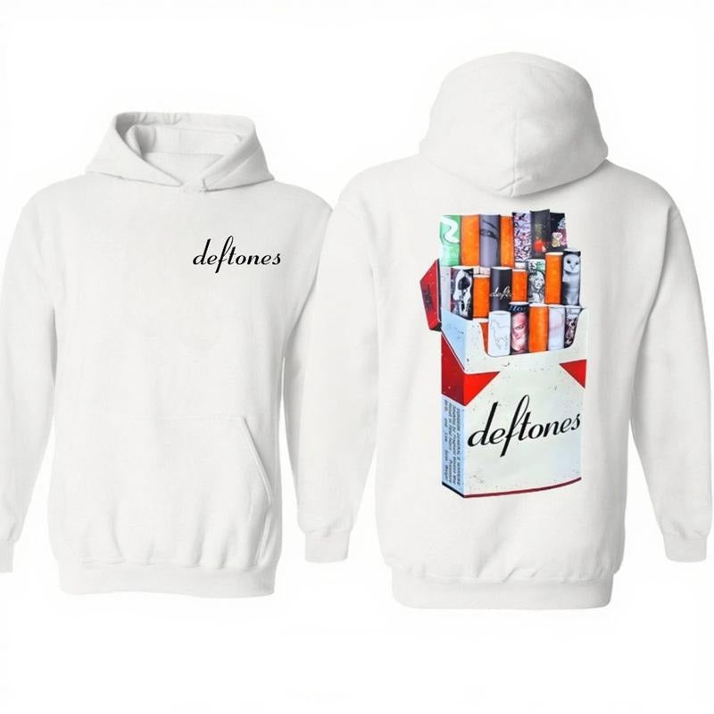 Deftoness Album Two Sides Hoodie, Rock Band Album Cover Tee, Alternative Metal Music , Unisex Sweater Pullover Tee Sweatshirt
