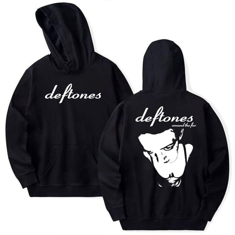 Deftoness Around The Ful Two Sides Tshirt Sweatshirt Hoodie, Rock Band Shirt, Alternative Rock Nu Metal Sweatshirt,...
