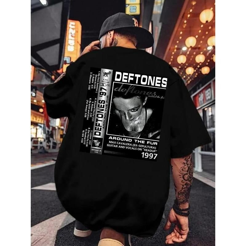 Deftoness Around The Fur One Back Tshirt Sweatshirt Hoodie Classic Cotton Unisex Crewneck Short Sleeve Casual Sport Tops