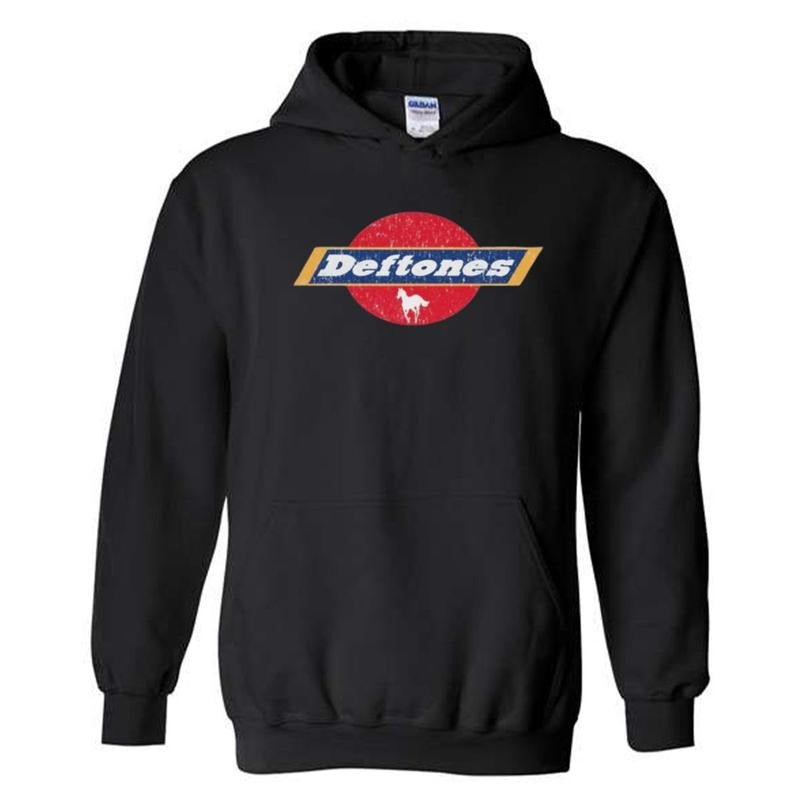 Deftoness Horseshoe Logo Shirt, Deftoness White Pony Crewneck Sweatshirt, Band Merchandise, Gift For Music Lovers, Unisex...