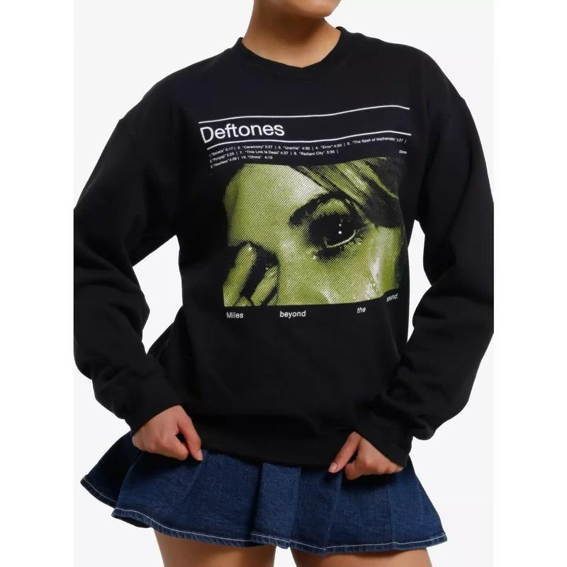 Deftoness Ohms Tracklist Girls Tshirt Sweatshirt, Deftoness Graphic Sweatshirt, 90s Rock Band Pullover, Unisex Sweater...