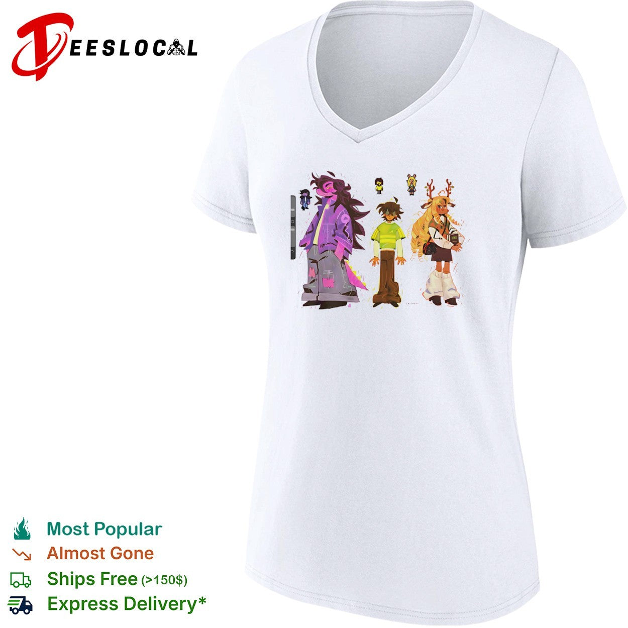 Deltarune anime shirt