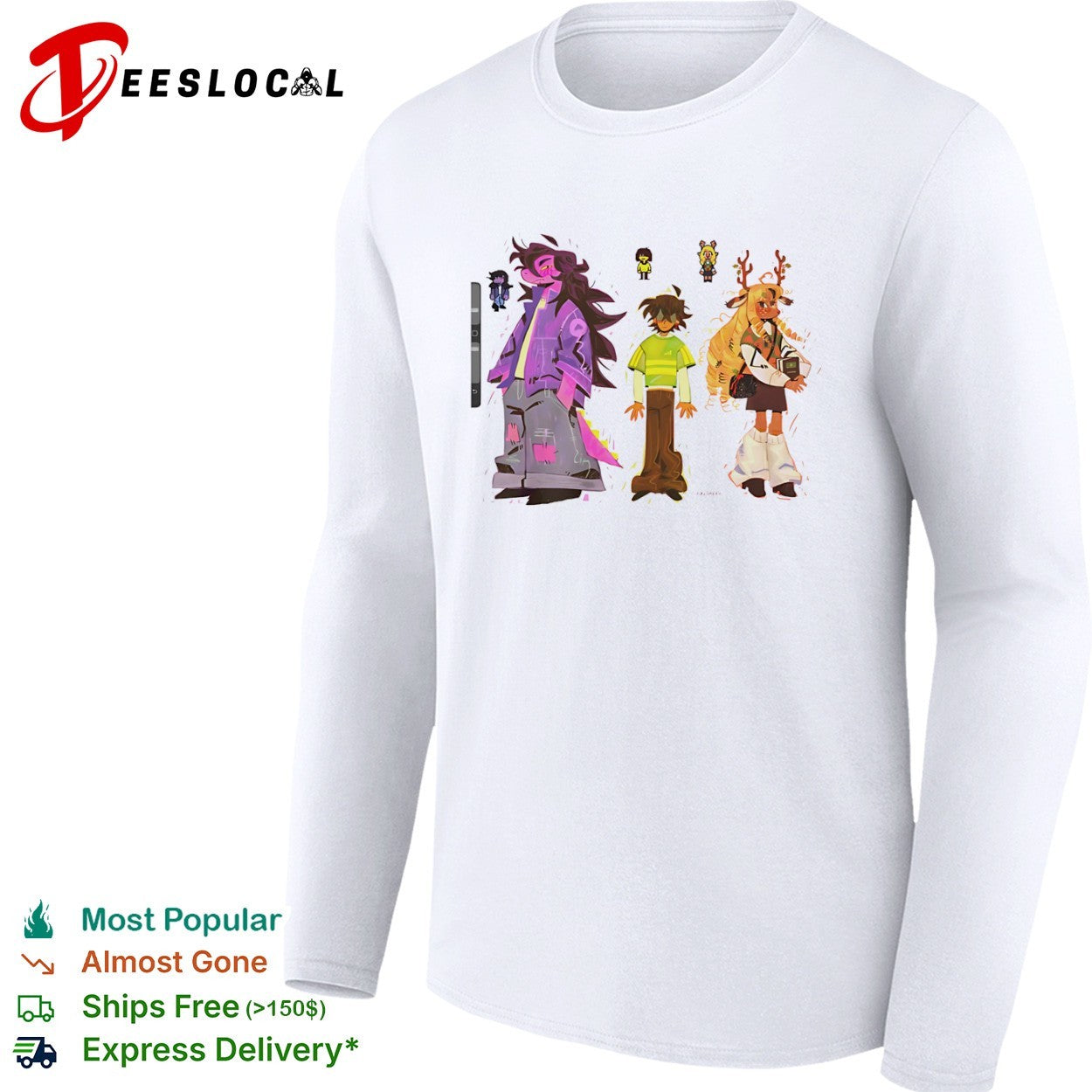 Deltarune anime shirt