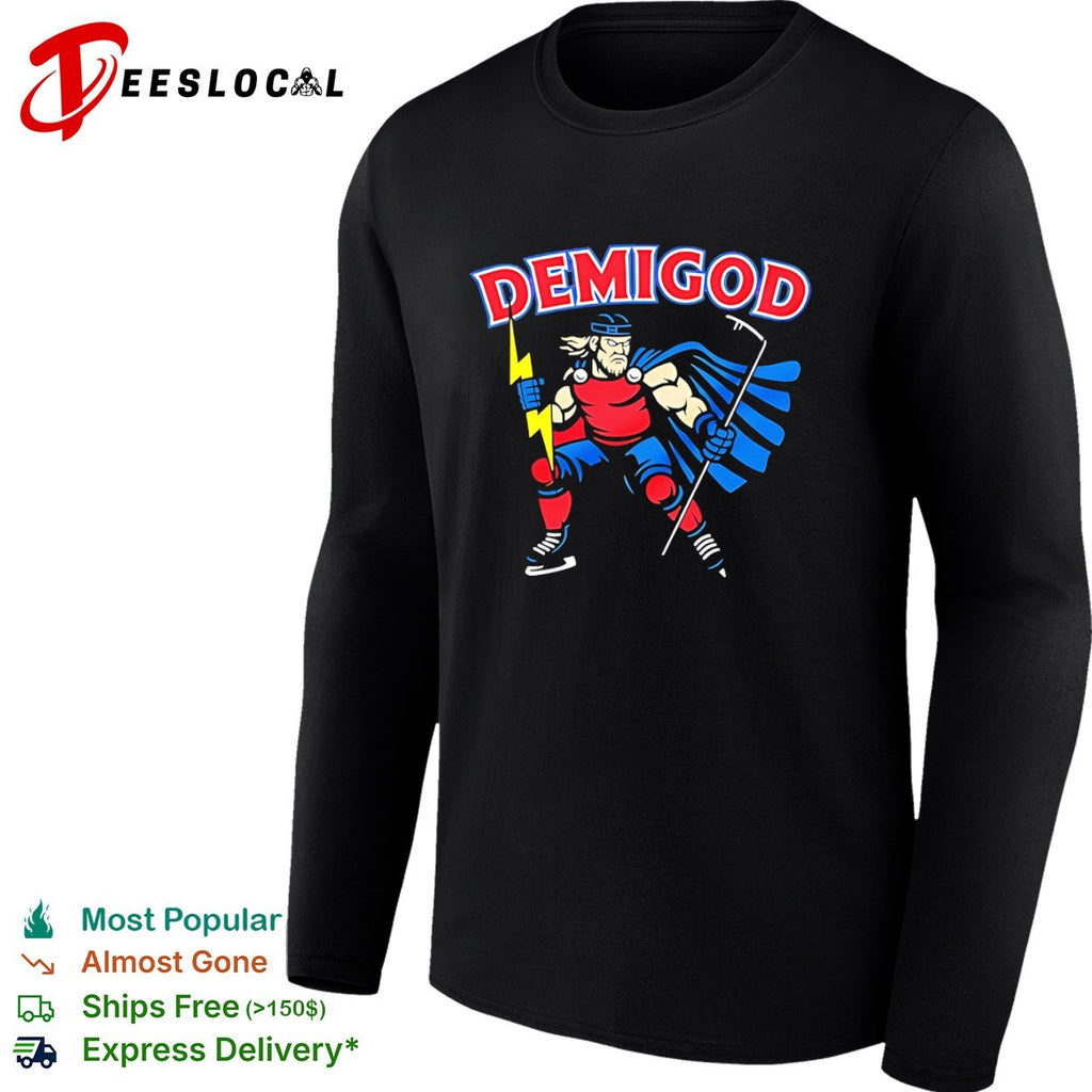 Demigod Thor Hockey Lightning Bolt Norse Mythology Norse God Ice Hockey Team shirt