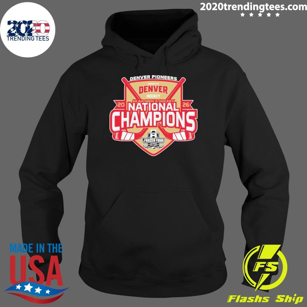 Denver Pioneers Blue 84 2026 NCAA Frozen Four Men’s Ice Hockey National Champions Shirt
