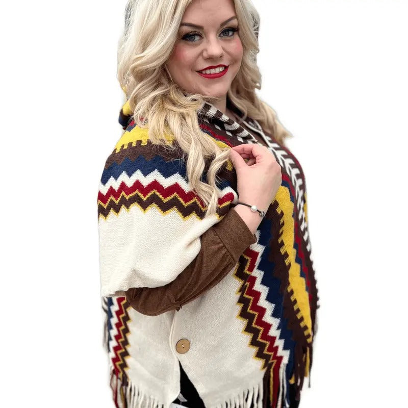 Desert Trail Western Hooded Poncho T-Shirts, Hoodie, Sweatshirt | PodTeesHub.com
