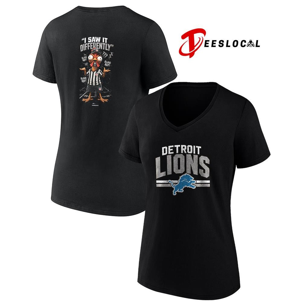Detroit Lions Blind ref I saw it differently shirt