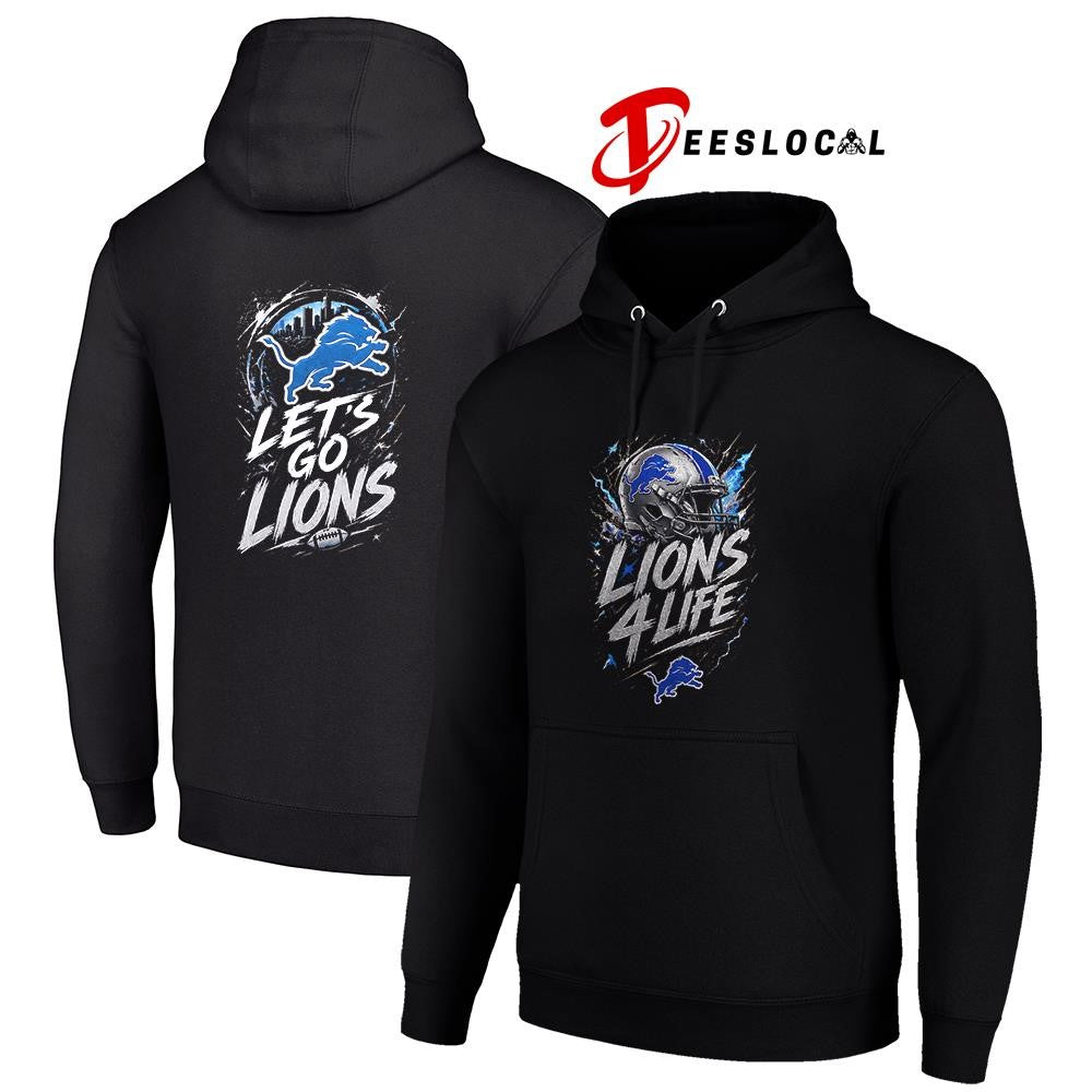 Detroit Lions x fan 4 life graphic shirt