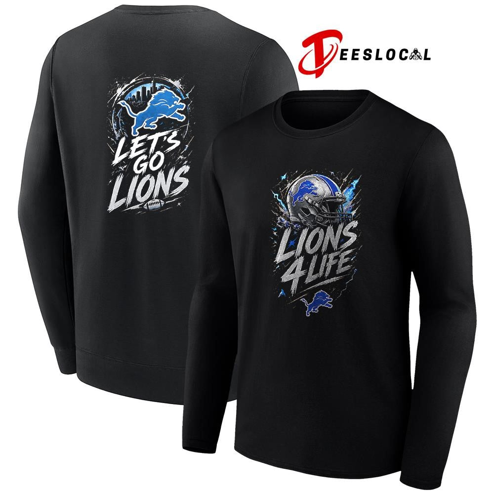 Detroit Lions x fan 4 life graphic shirt