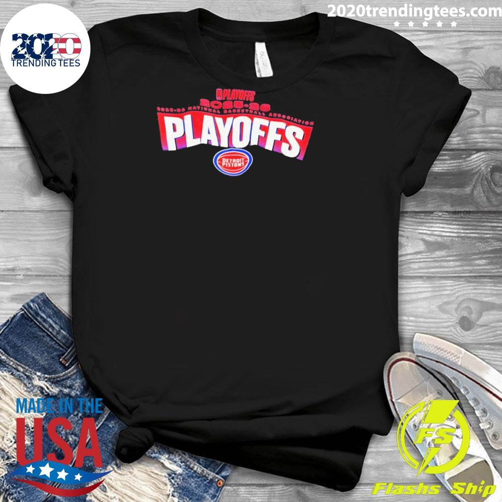 Detroit Pistons 2025-2026 National Basketball Association Playoffs Shirt