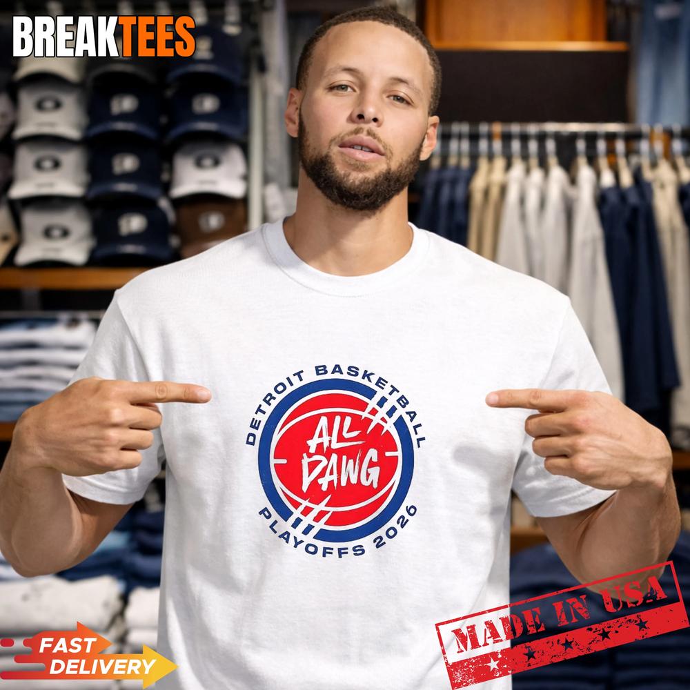 Detroit Pistons Basketball All Dawg playoff 2026 T-Shirt