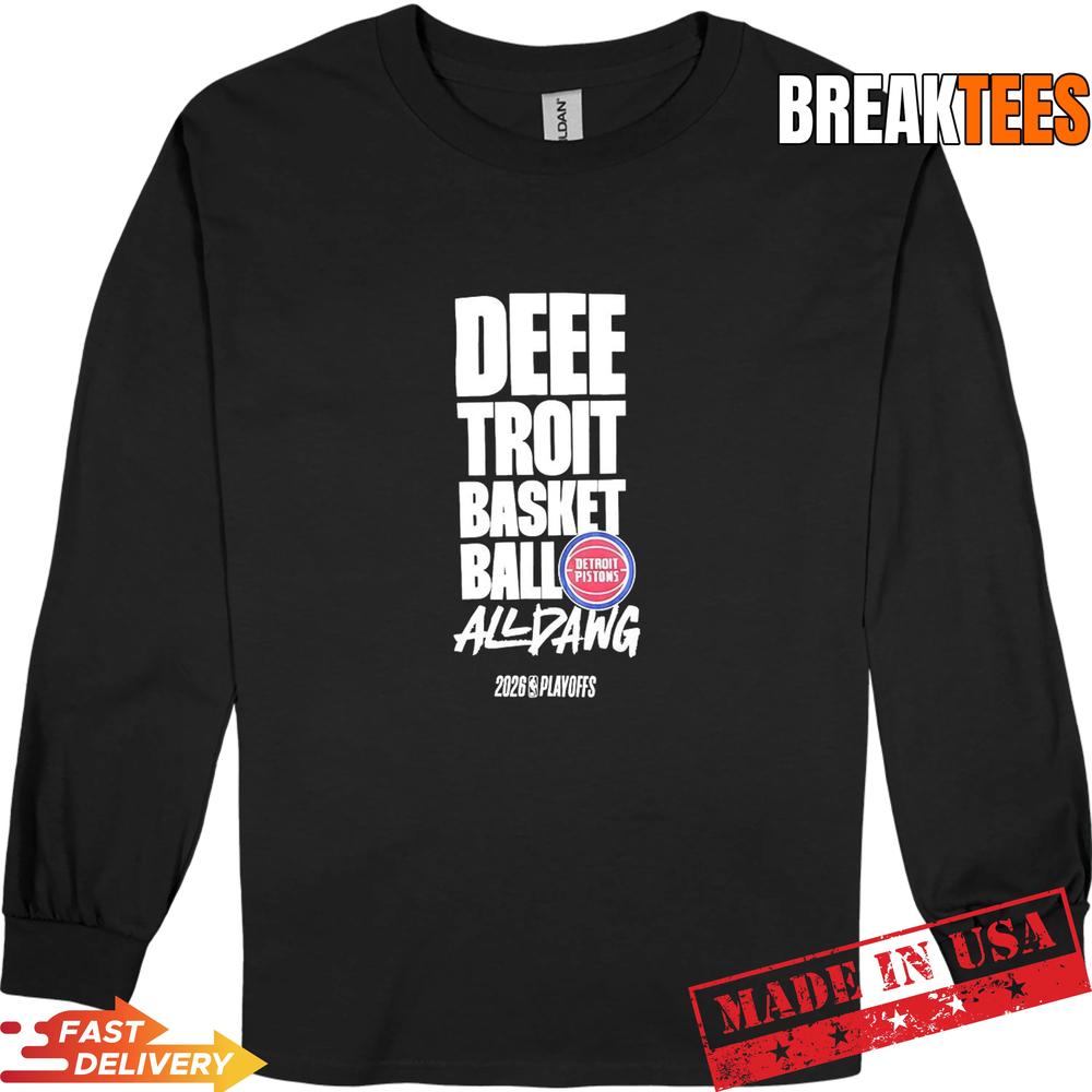 Detroit Pistons NBA Playoffs 2026 All Dawg T-Shirt