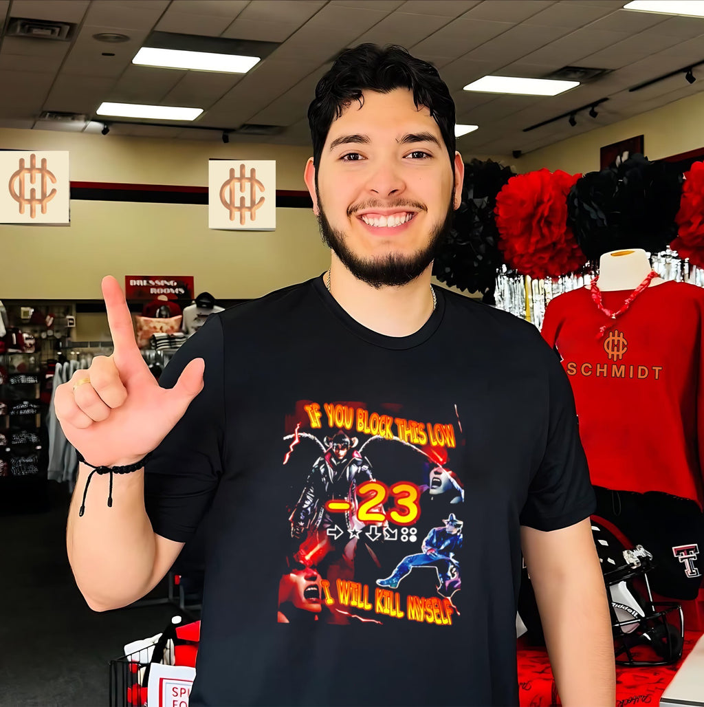 Devil Jin If You Block This Low -23 Will Kill Myself Shirt