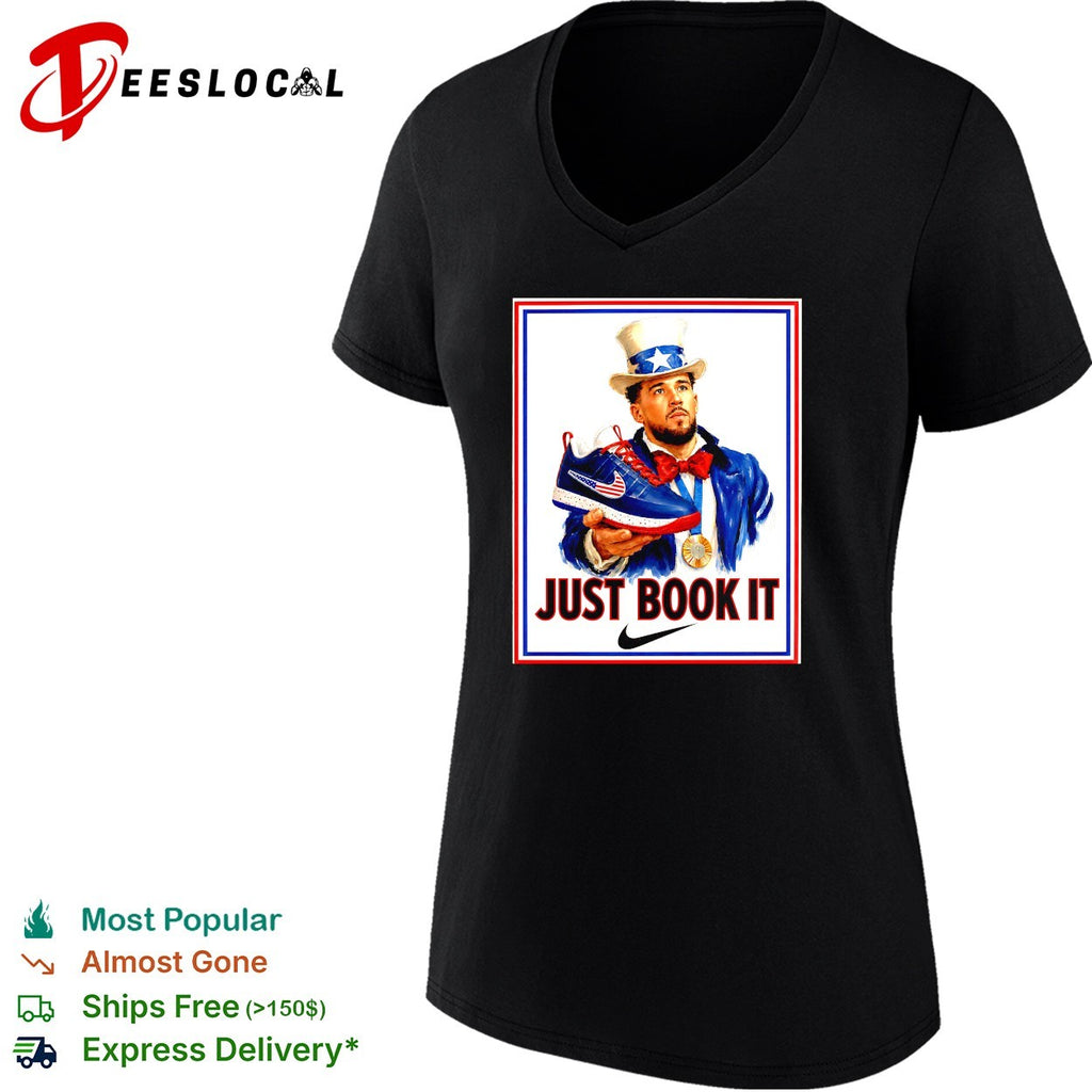 Devin Booker Uncle Sam just book it gold medal shirt