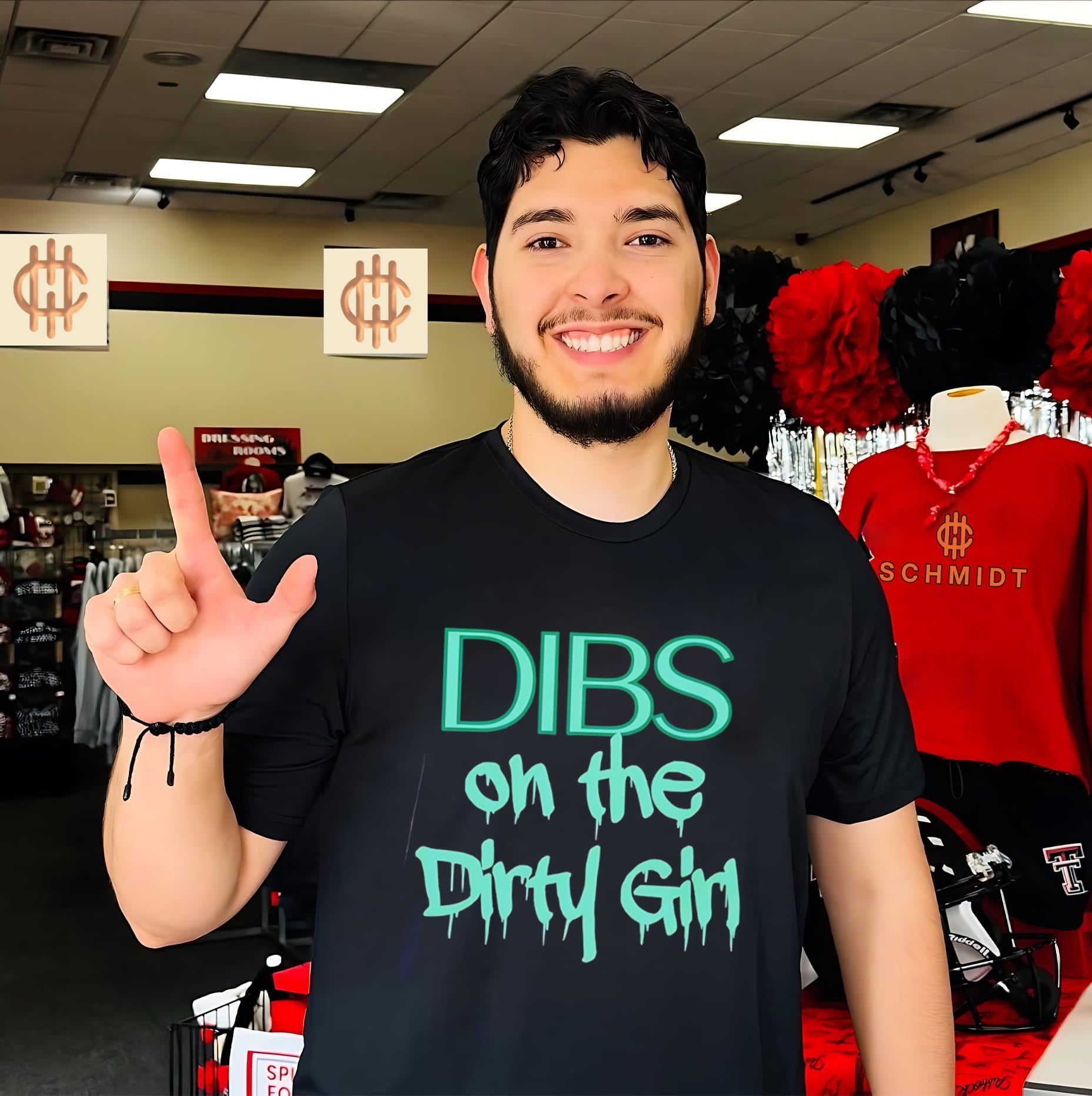 Dibs on the dirty girl shirt