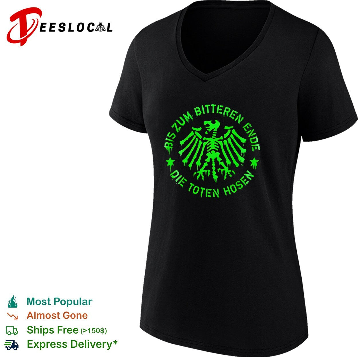Die Toten Hosen Bis Zum Bitteren Ende Skeleton Eagle shirt