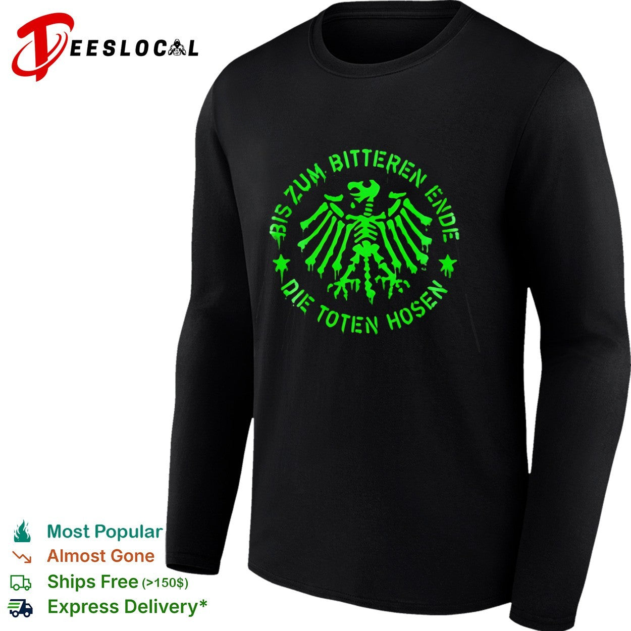 Die Toten Hosen Bis Zum Bitteren Ende Skeleton Eagle shirt