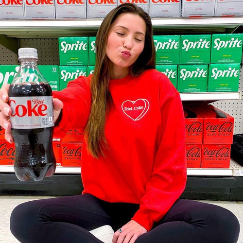 'Diet Coke Candy Heart' Sweatshirt T-Shirts, Hoodie | PodTeesHub.com