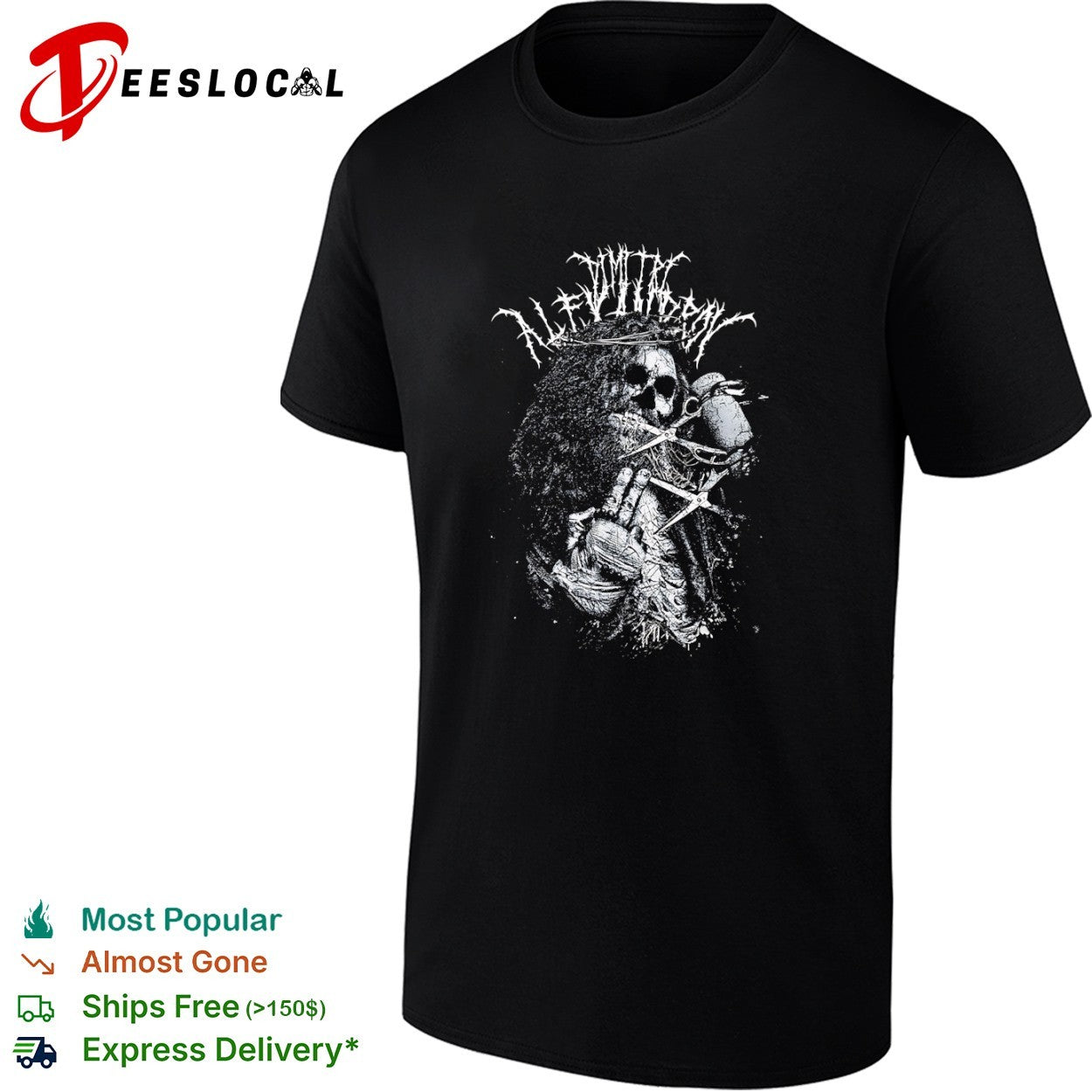 Dimitri Alejandro skeleton Jesus shirt