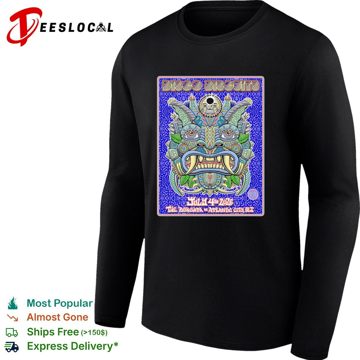 Disco Biscuits July 4 2026 The Borgata Atlantic City NJ shirt
