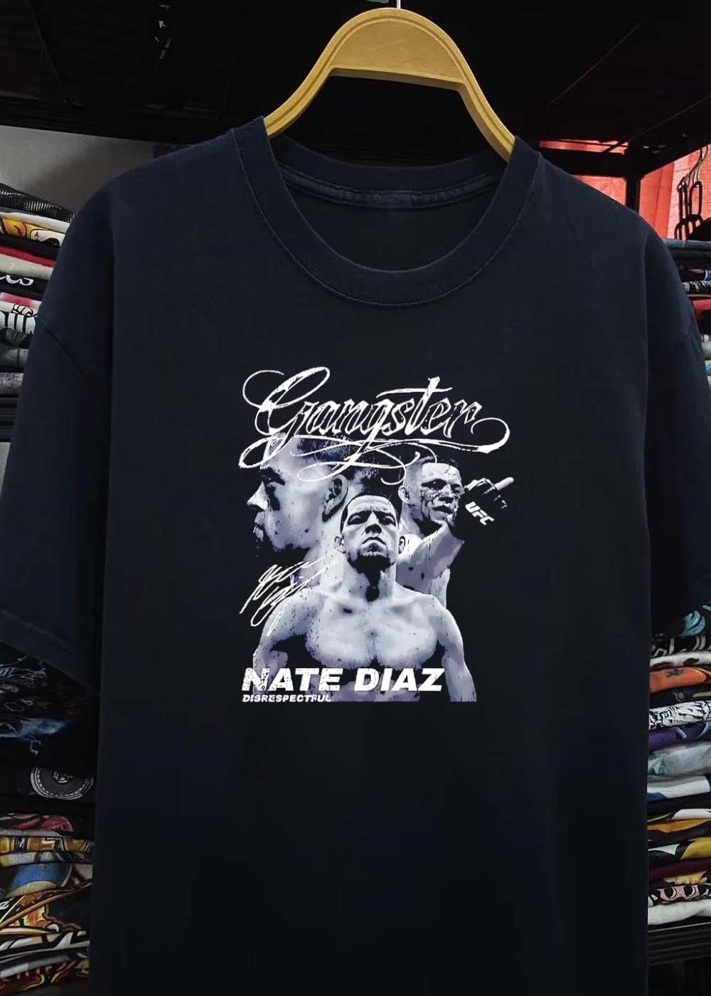 Disrespectful Nate Diaz Gangster Signature UFC shirt