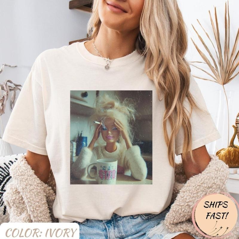 Distressed Doll Face Meme Shirt Hoodie, Sweatshirt | PodTeesHub.com
