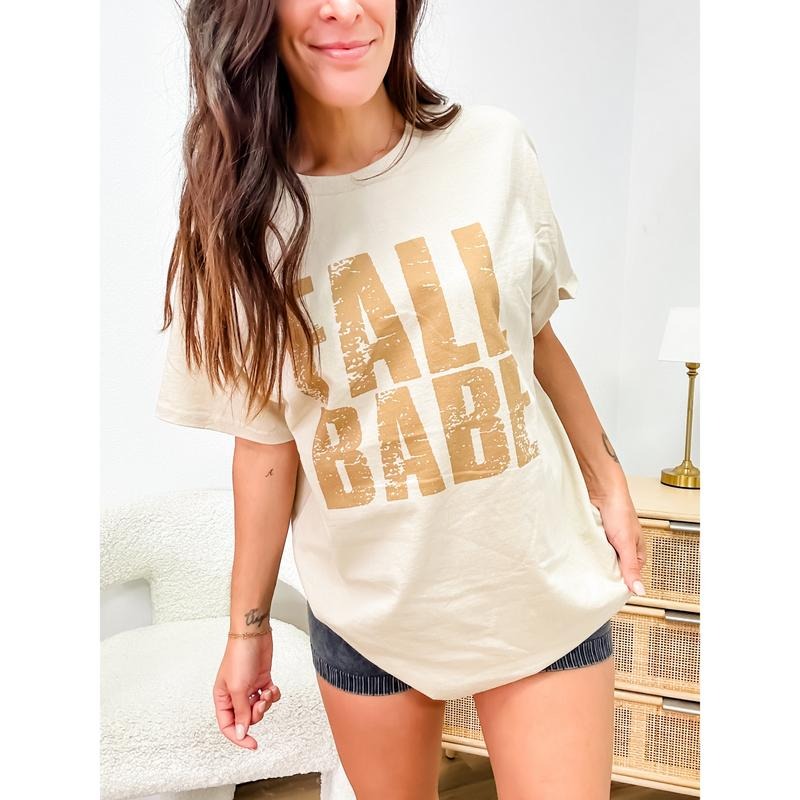Distressed Fall Babe Graphic Tee CO.C. Hoodie, Sweatshirt | PodTeesHub.com