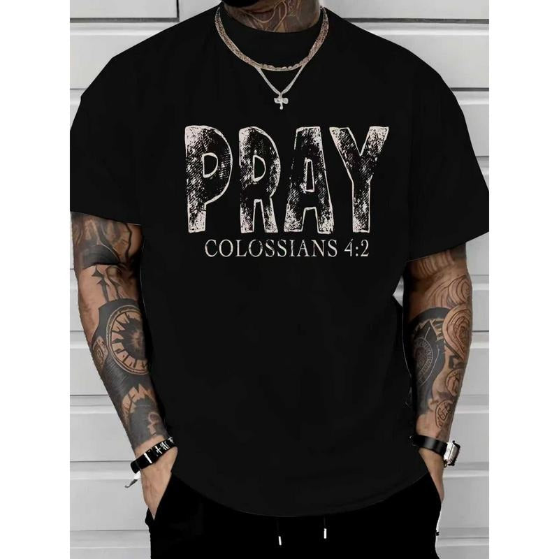Distressed PRAY Colossians 4:2 Biblical Verse Graphic T-Shirt for TikTok Believers Hoodie, Sweatshirt | PodTeesHub.com