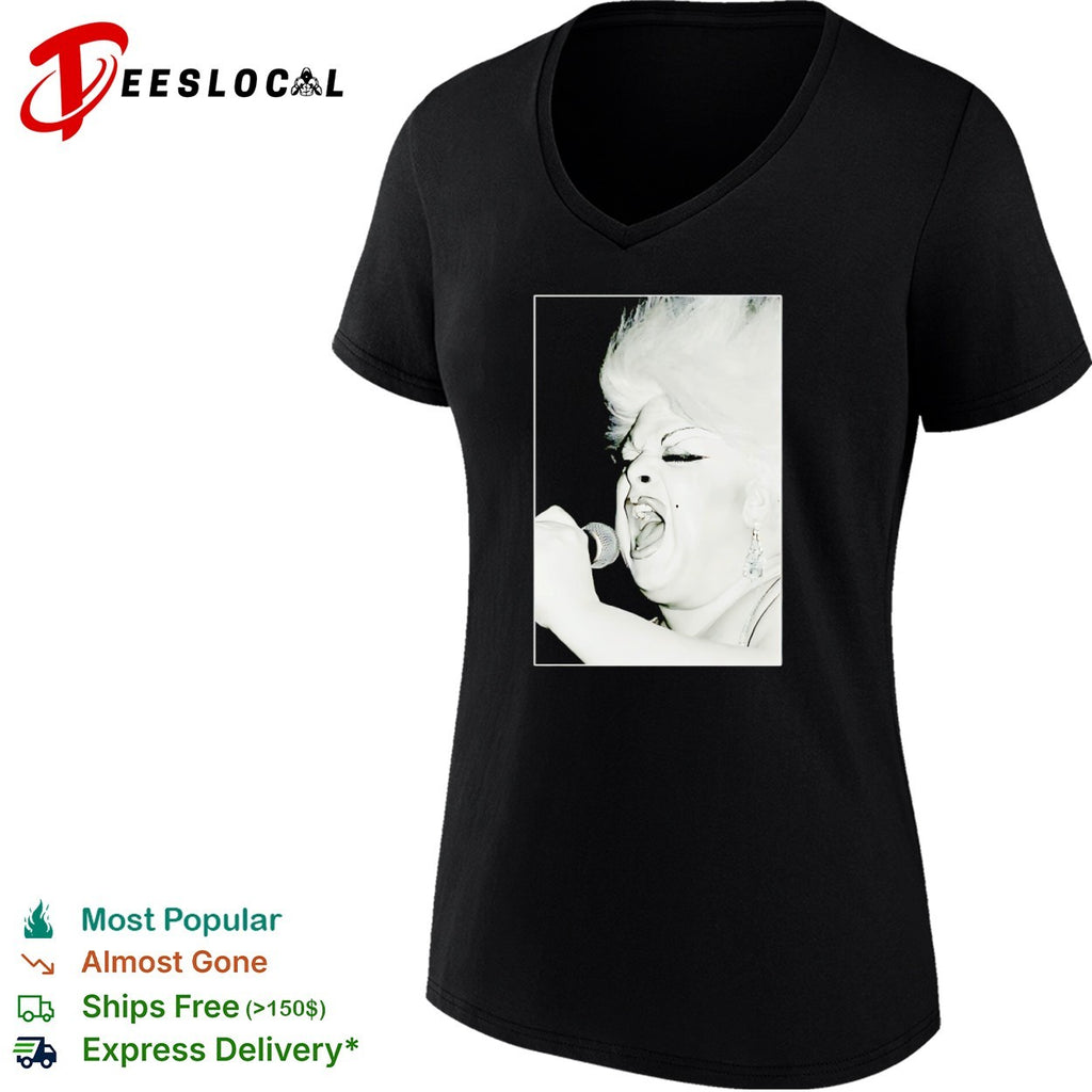 Divine singing portrait shirt