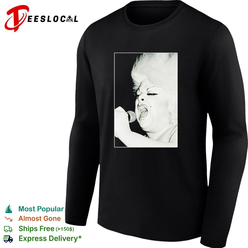 Divine singing portrait shirt