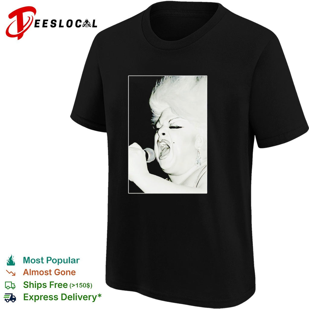 Divine singing portrait shirt