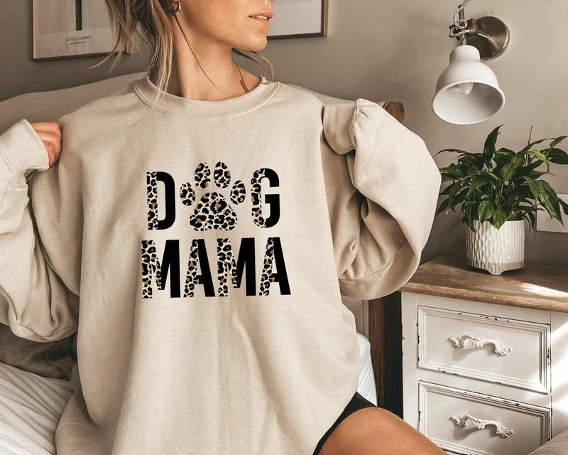 Dog Mama Sweatshirts, Woman Dog Sweatshirts, Dog Lover Gifts, Dog Mom Sweater, Dog Owner Gift,Dog Lady,Dog Mama,Animal...