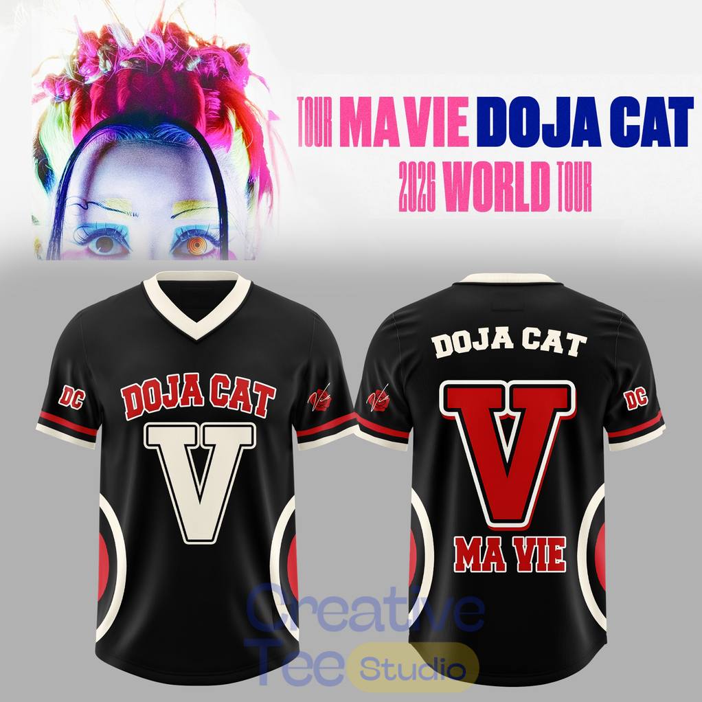 Doja Cat Ma Vie World Tour 2026 Exclusive Football Jersey