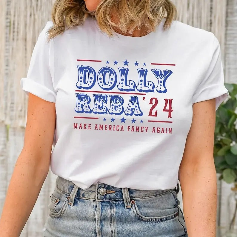 Dolly and Reba 2024 Shirt - Dolly and Reba For President - Dolly and Reba Fans Tshirt - Country Music Women Shirts