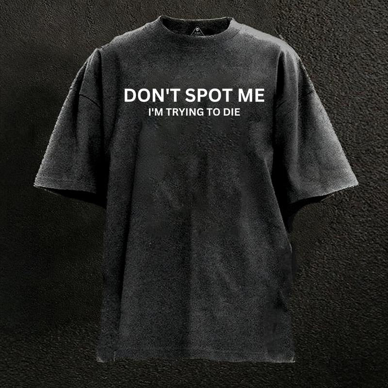 Don't spot me  Washed Graphic Tees Funny Japanese Cartoon Distressed Shirt 90s Vintage Streetwear Unisex Summer Gift...