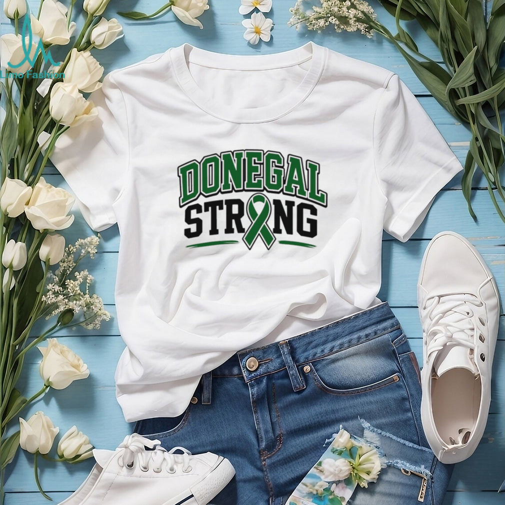 Donegal Strong Green Ribbon Awareness Support Graphic T Shirt