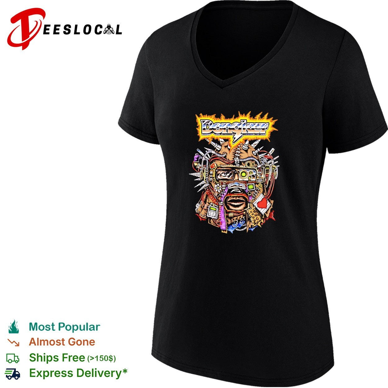 Dongkey Cybernetic Mask cyberpunk futuristic shirt