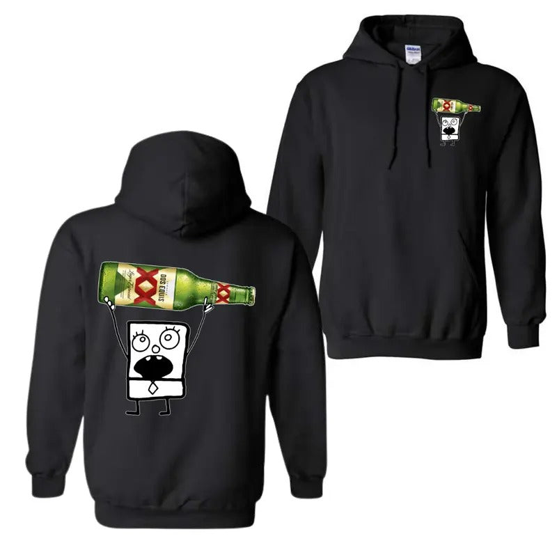 Doodlebob Seki's 2-Sided Hoodie, Sweatshirt, and T-Shirt - Funny Full-Color Unisex Summer Design for Men and Women,...
