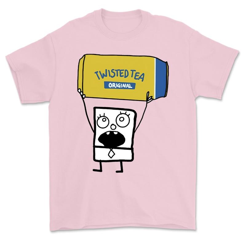 Doodlebob twisted tea Essential T-Shirt, Tops & Tees, Summer Tees, Unisex T-Shirt Hoodie, Sweatshirt | PodTeesHub.com