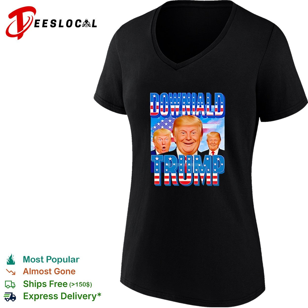 Downiald Trump Donald Trump American Flag shirt