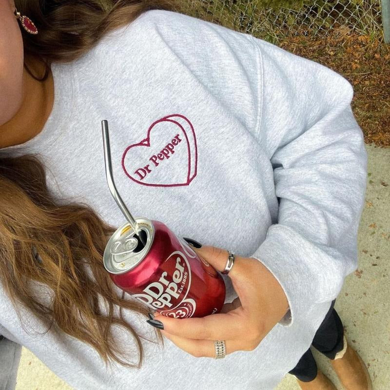 'Dr. Pepper Candy Heart' Sweatshirt T-Shirts, Hoodie | PodTeesHub.com