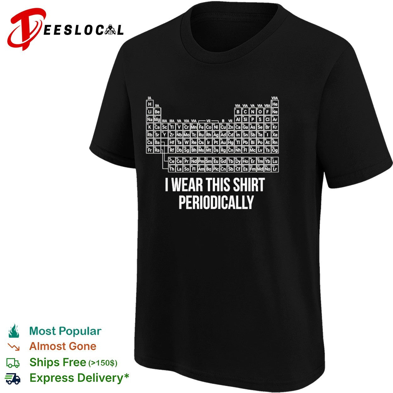 Dr Grace’s Periodic Table shirt